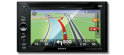 Sony Xplod Serie mit TomTom Navigation