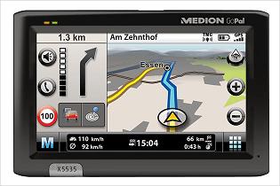 Medion GoPal X5535, P5435, P5235: Die Neuen Navigationssysteme von Medion
