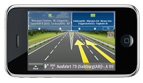 Falk Navigator Software für das Iphone 3G / S