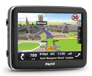 Wayteq x990 mit Sygic Aura 3D