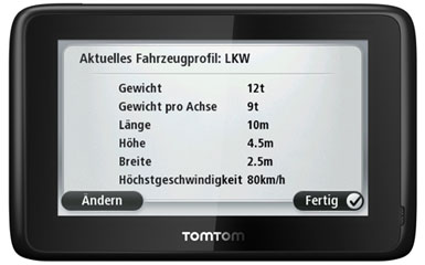 TomTom PRO 7100 Truck