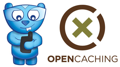Opencaching und Garmin Maskottchen Opie