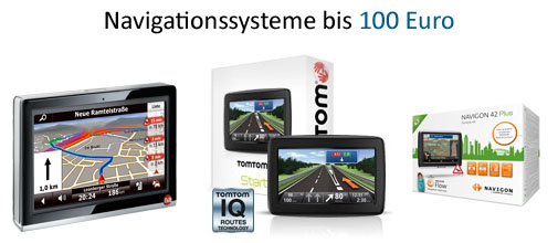 Navigationssysteme bis 100 Euro